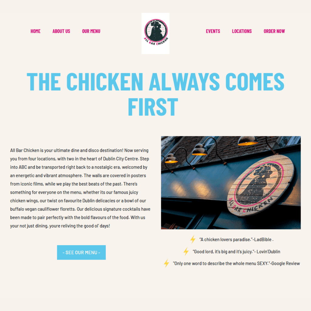 All Bar Chicken screenshot 2