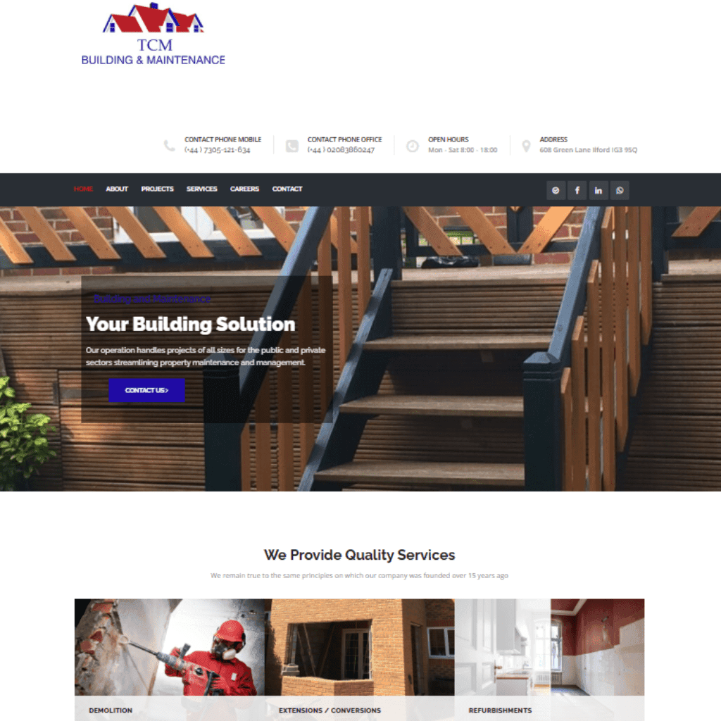 TCM Building and Maintenance UK