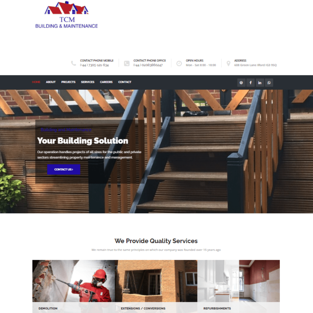 TCM Building and Maintenance UK