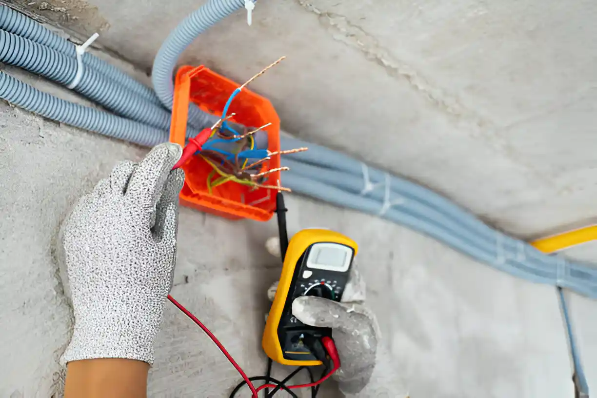 electrician at work